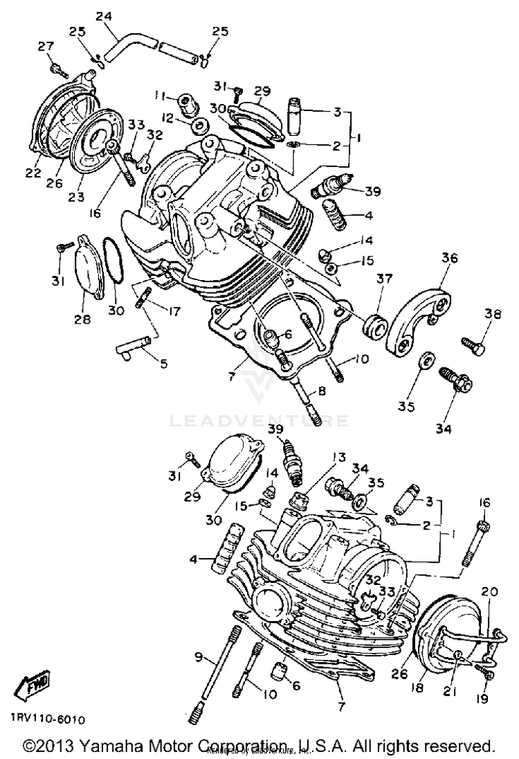 Cylinder Head Schematic