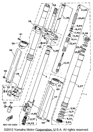 Front Fork Schematic