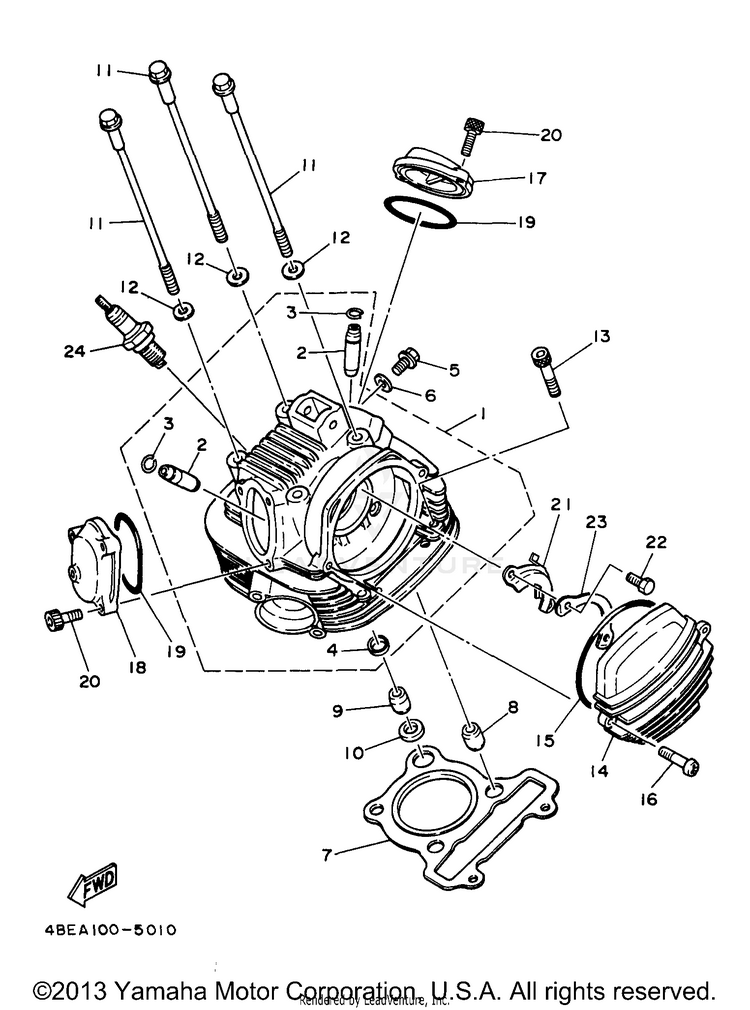 Cylinder Head Schematic