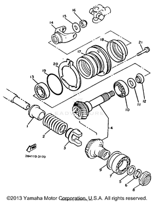 Middle Drive Gear Schematic