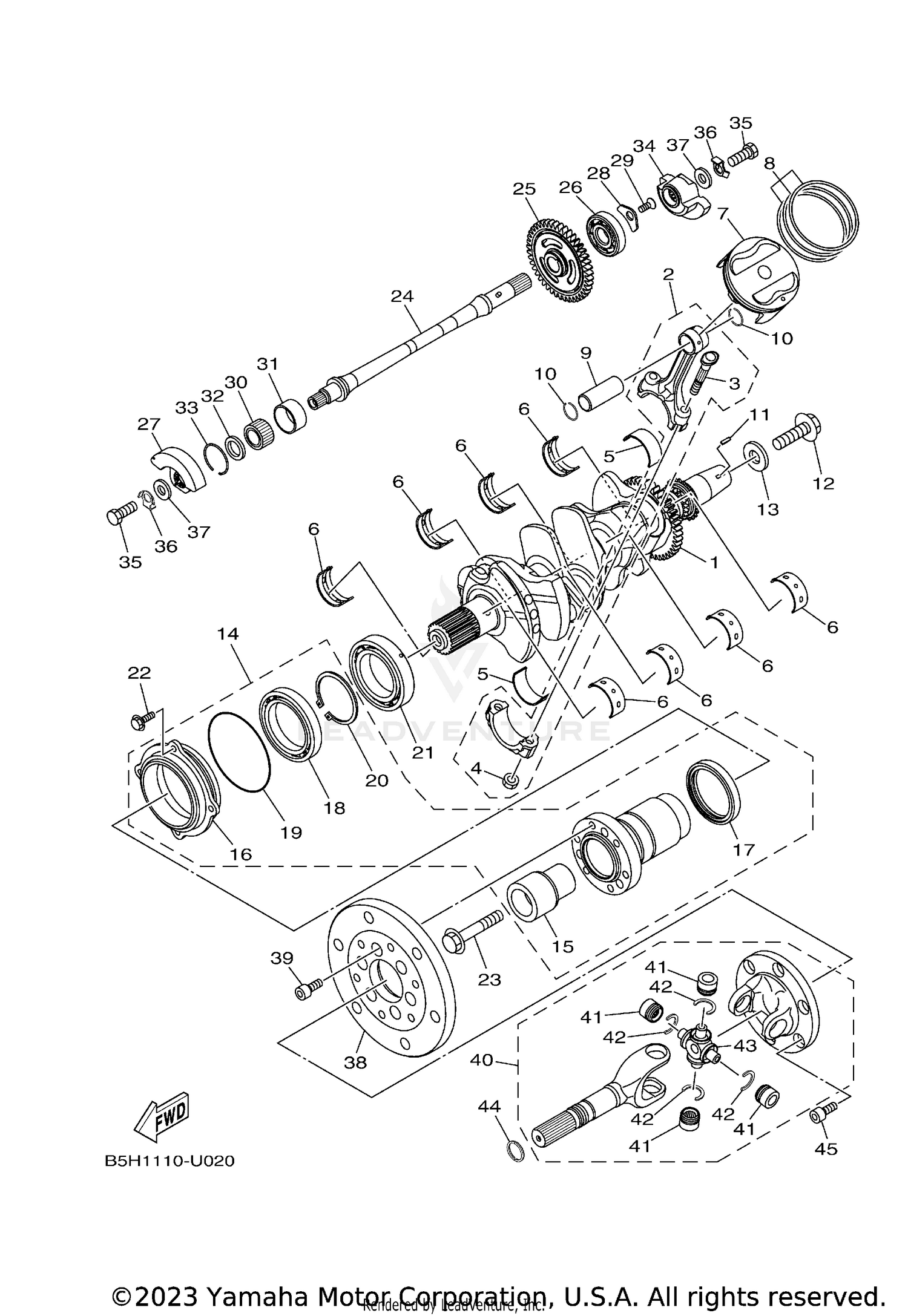 CRANKSHAFT PISTON