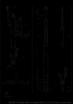 Front Fork Schematic