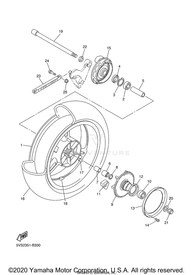 Rear Wheel Schematic