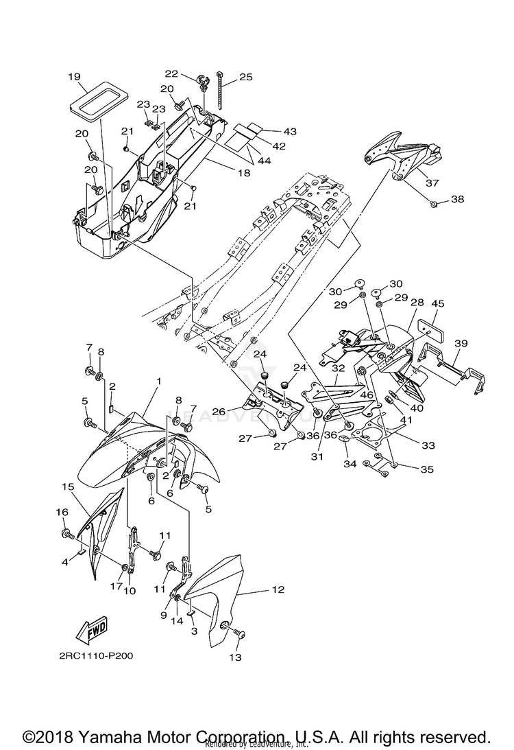 Fender FZ07 - FZ07GCGY - 2016 Schematic