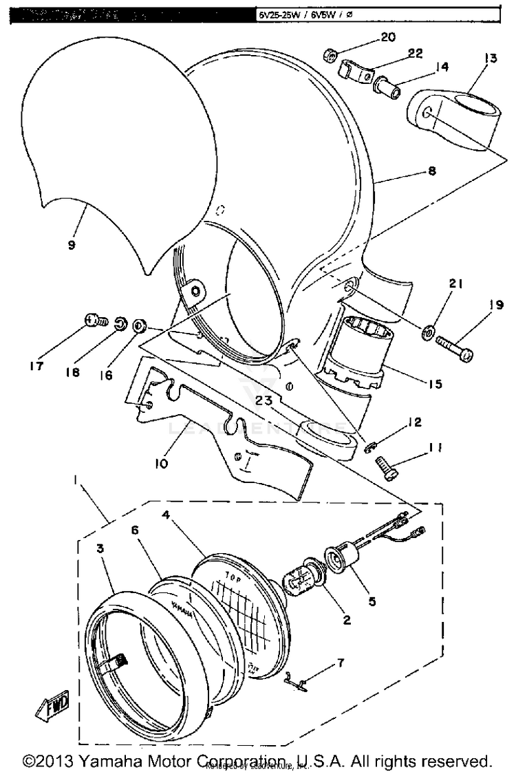 Headlight Schematic