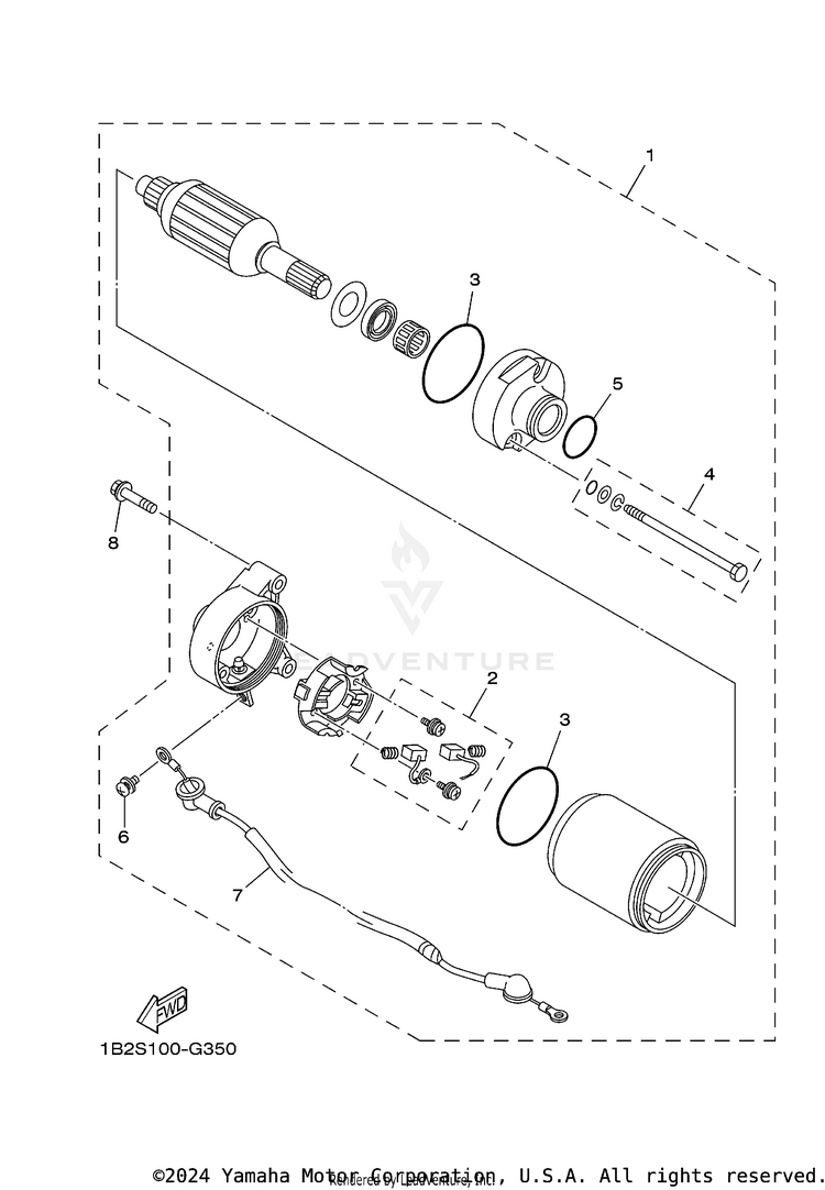 Starting Motor Schematic