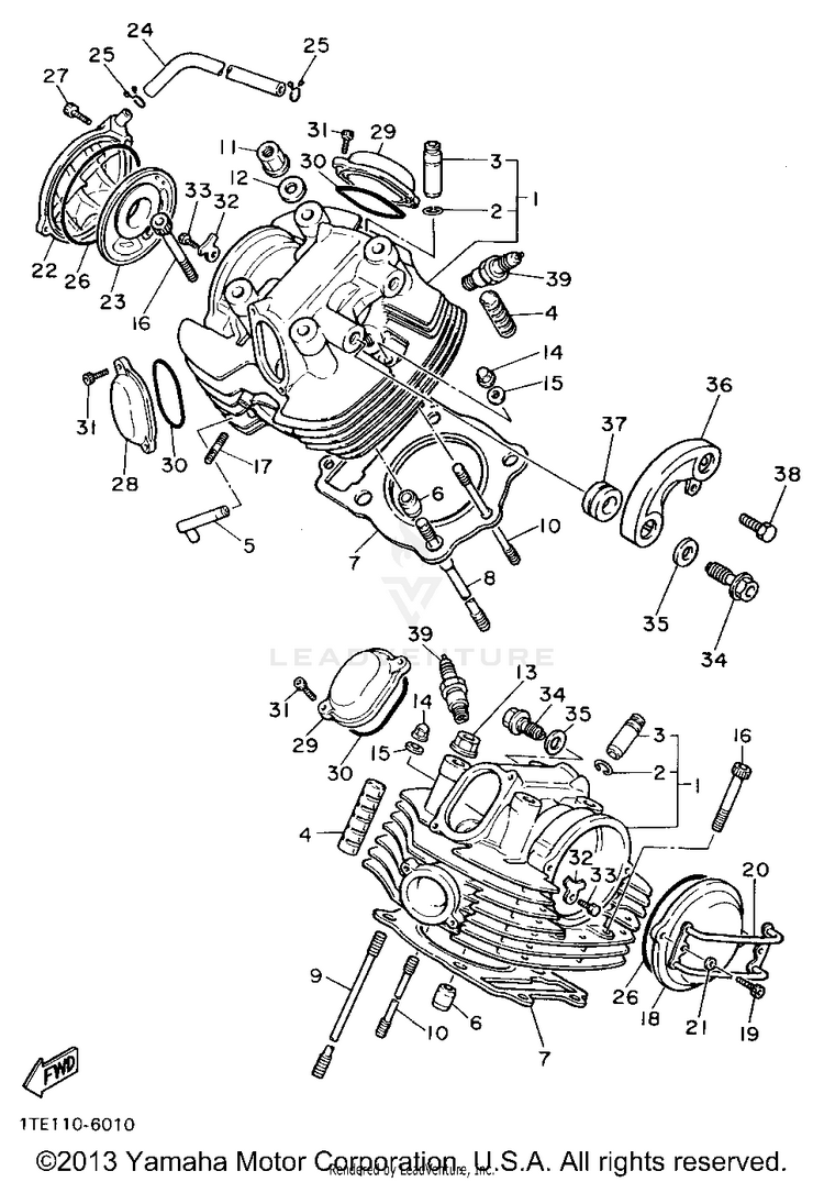 Cylinder Head Schematic
