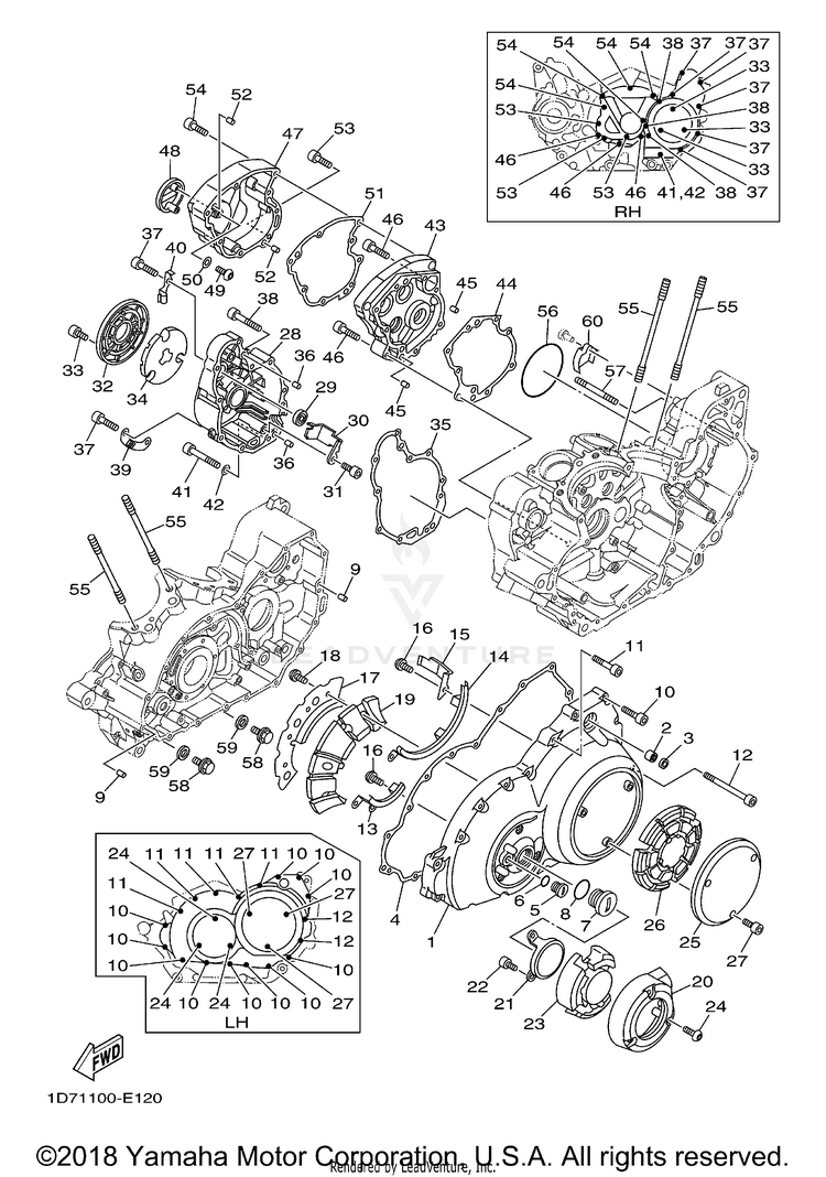 Crankcase Cover 1 Schematic