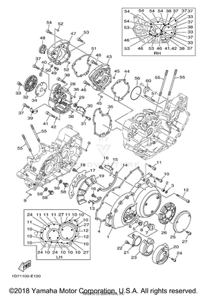 Crankcase Cover 1 Schematic