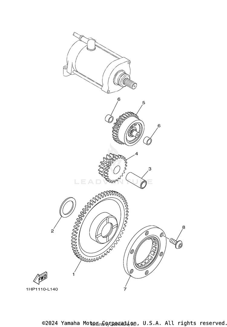 Starter Clutch Schematic