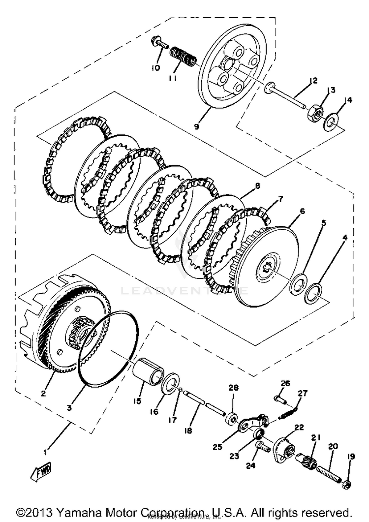 Clutch Yz80d Schematic