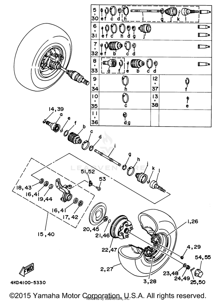 Front Wheel Schematic