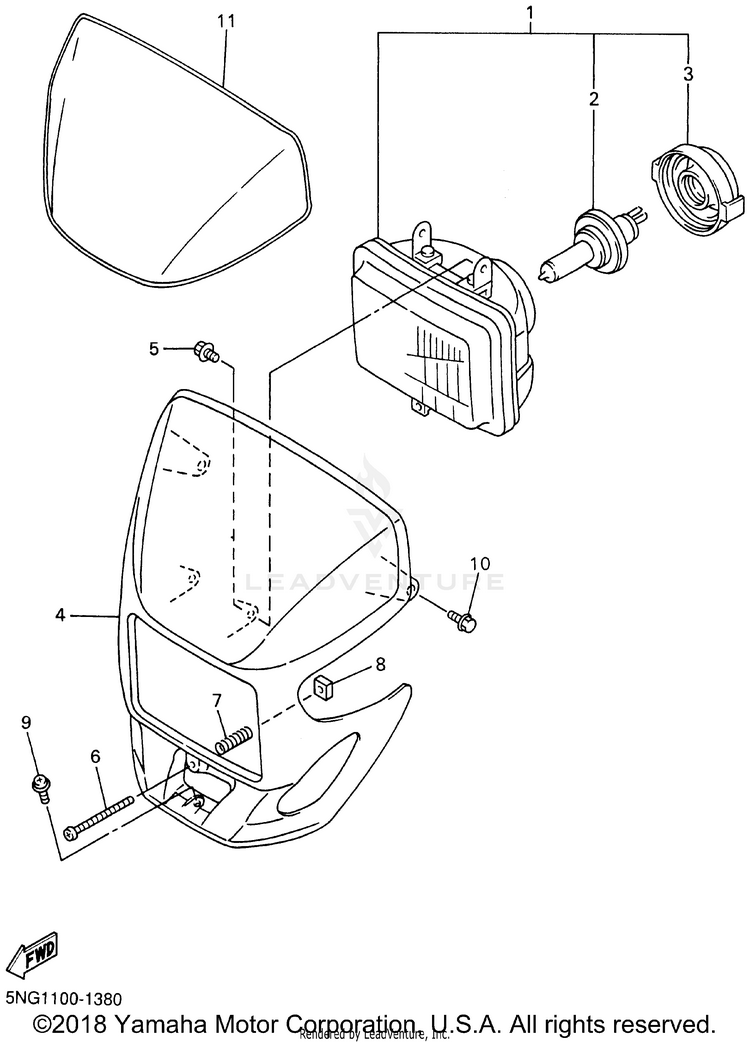 Headlight Schematic