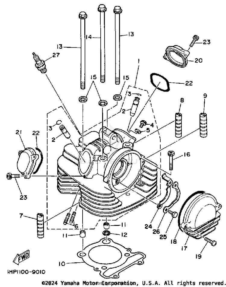 Cylinder Head Schematic