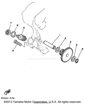 Tachometer Gear Schematic