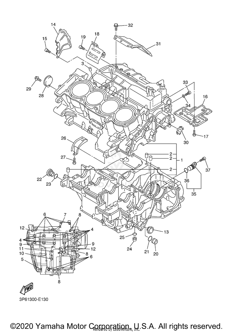 Crankcase Schematic
