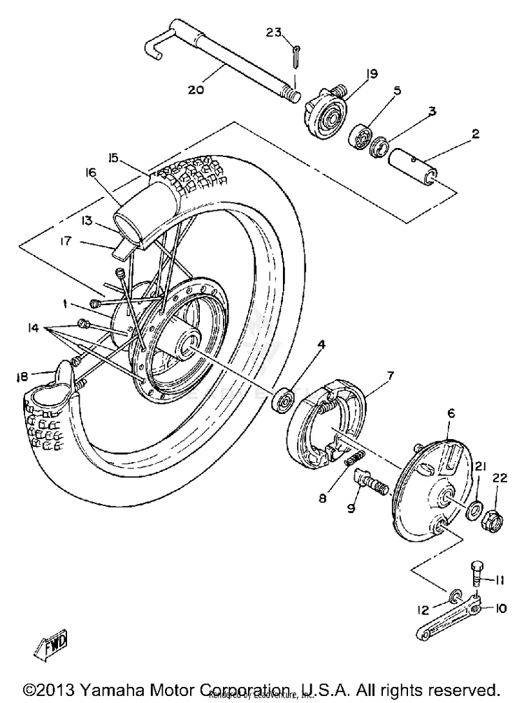 Front Wheel Schematic