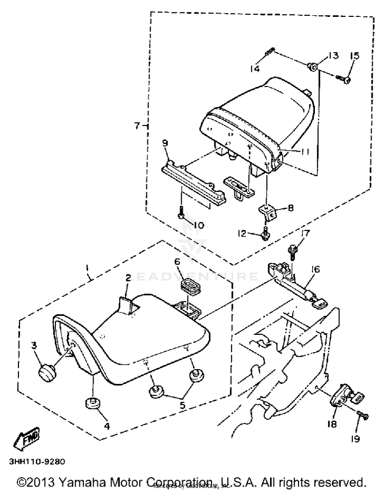 Seat FZR600AC - 1990 Schematic
