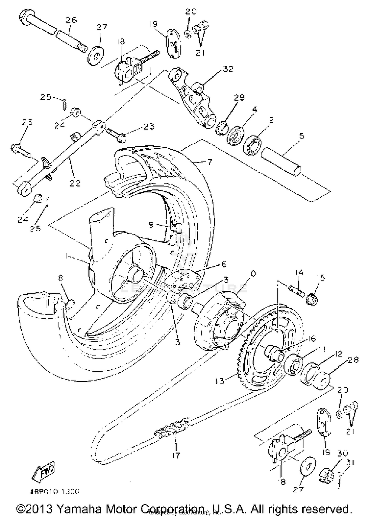 Rear Wheel Schematic