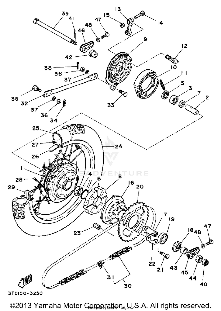 Rear Wheel Schematic
