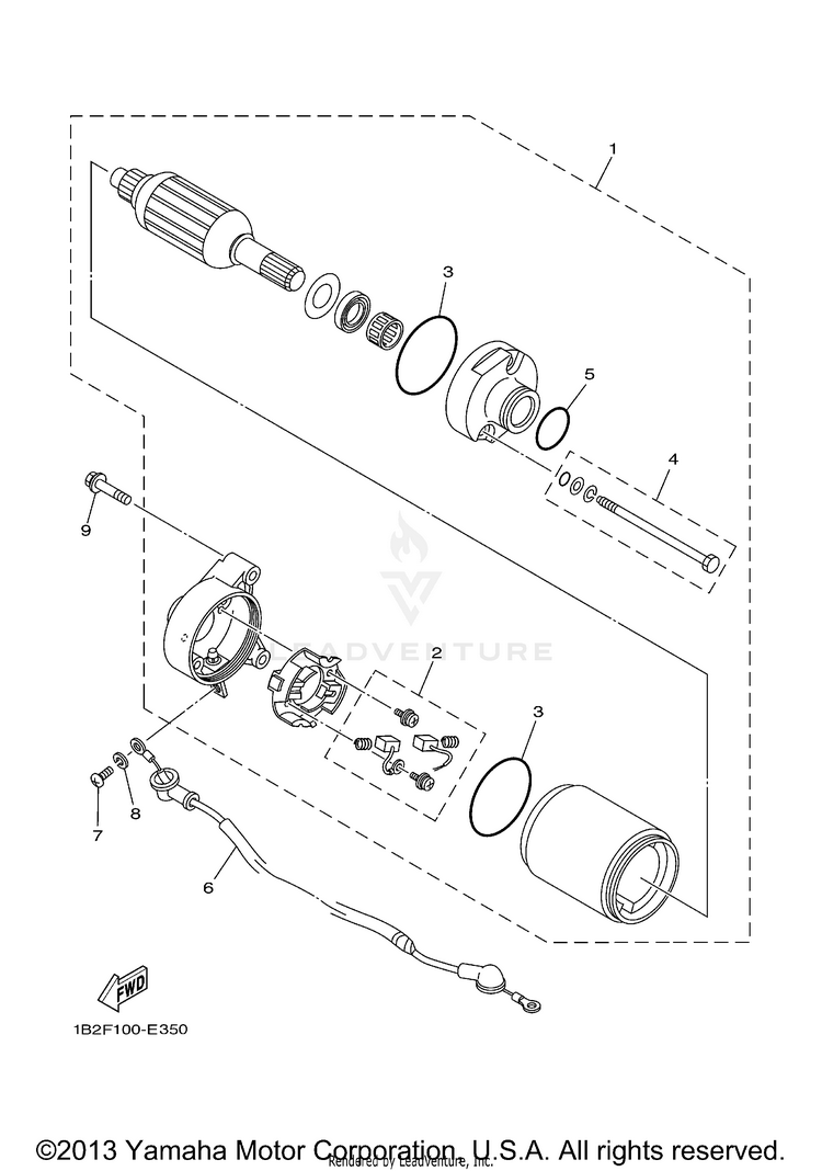 Starting Motor Schematic