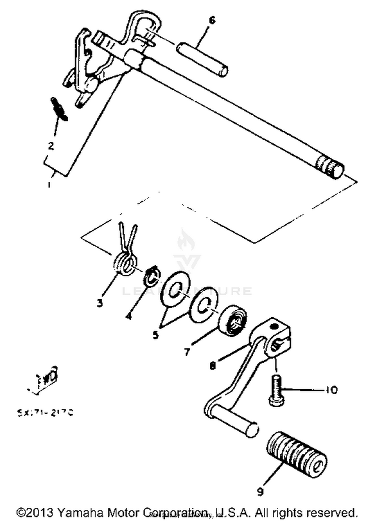 Shift Shaft Schematic
