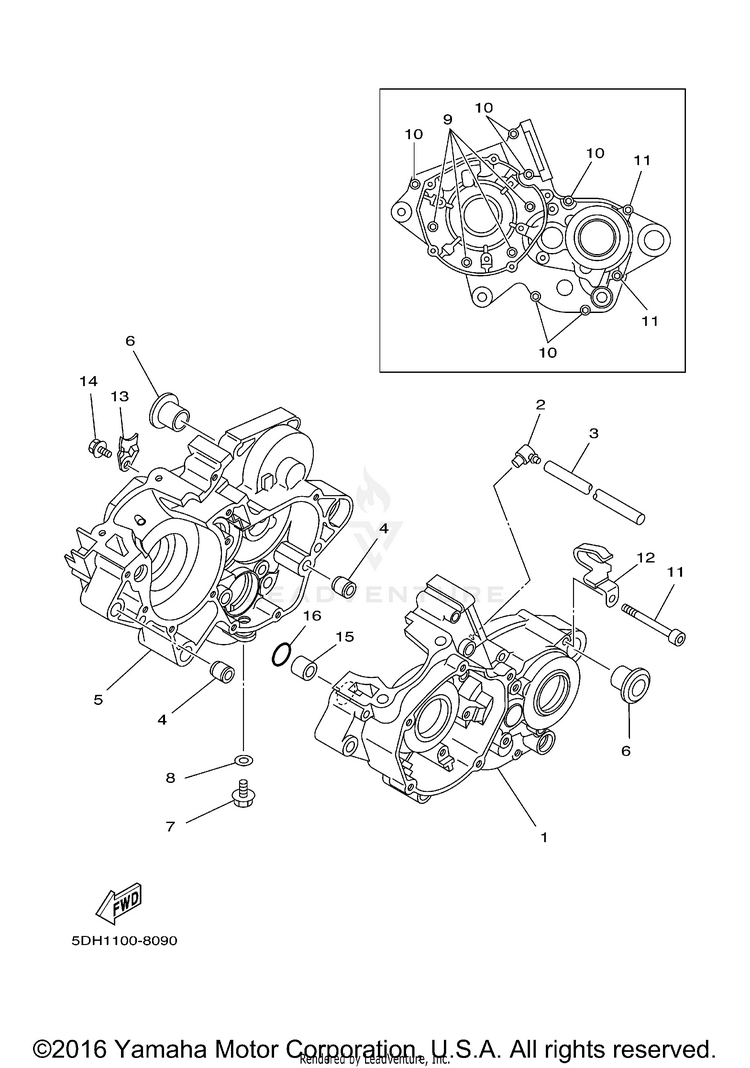 Crankcase Schematic