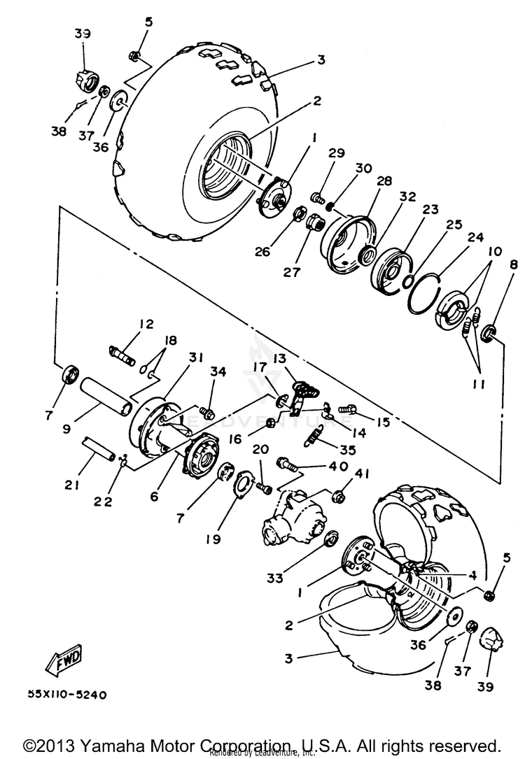 Rear Wheel Schematic