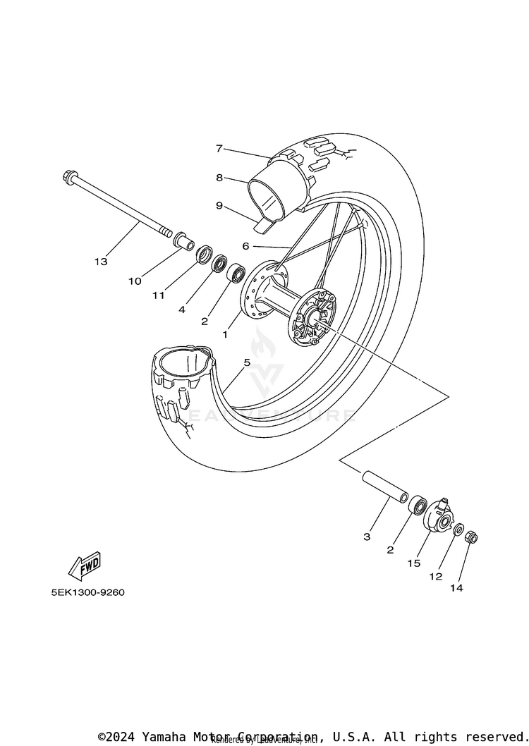 Front Wheel Schematic