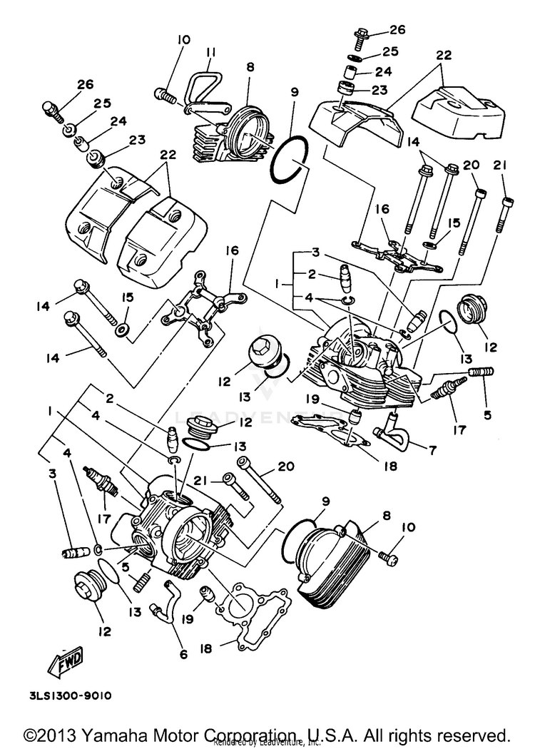 Cylinder Head Schematic