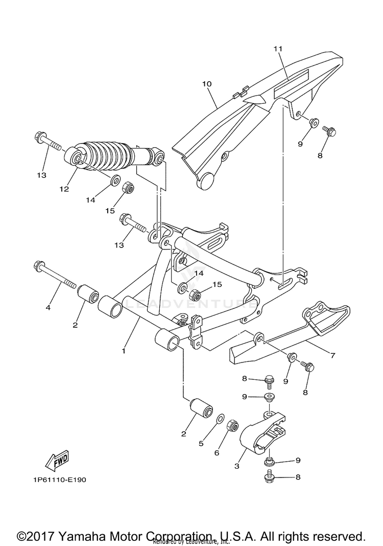 Rear Arm Suspension Schematic