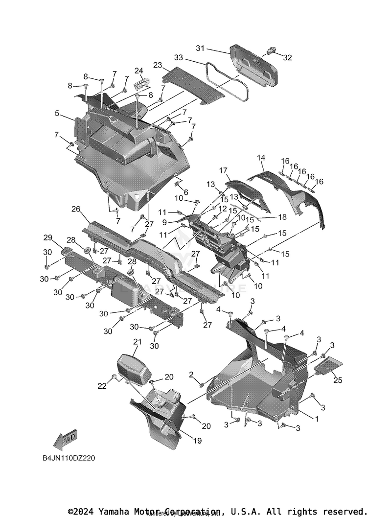 Front Fender 1 Schematic