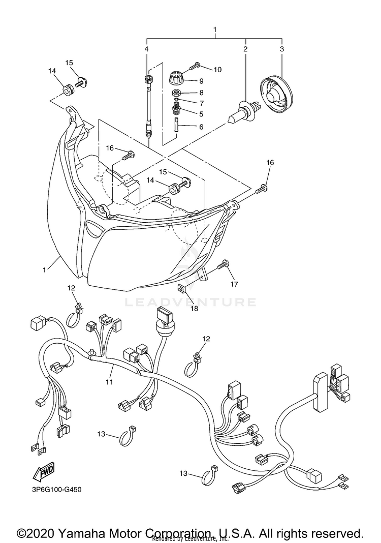 Headlight Schematic