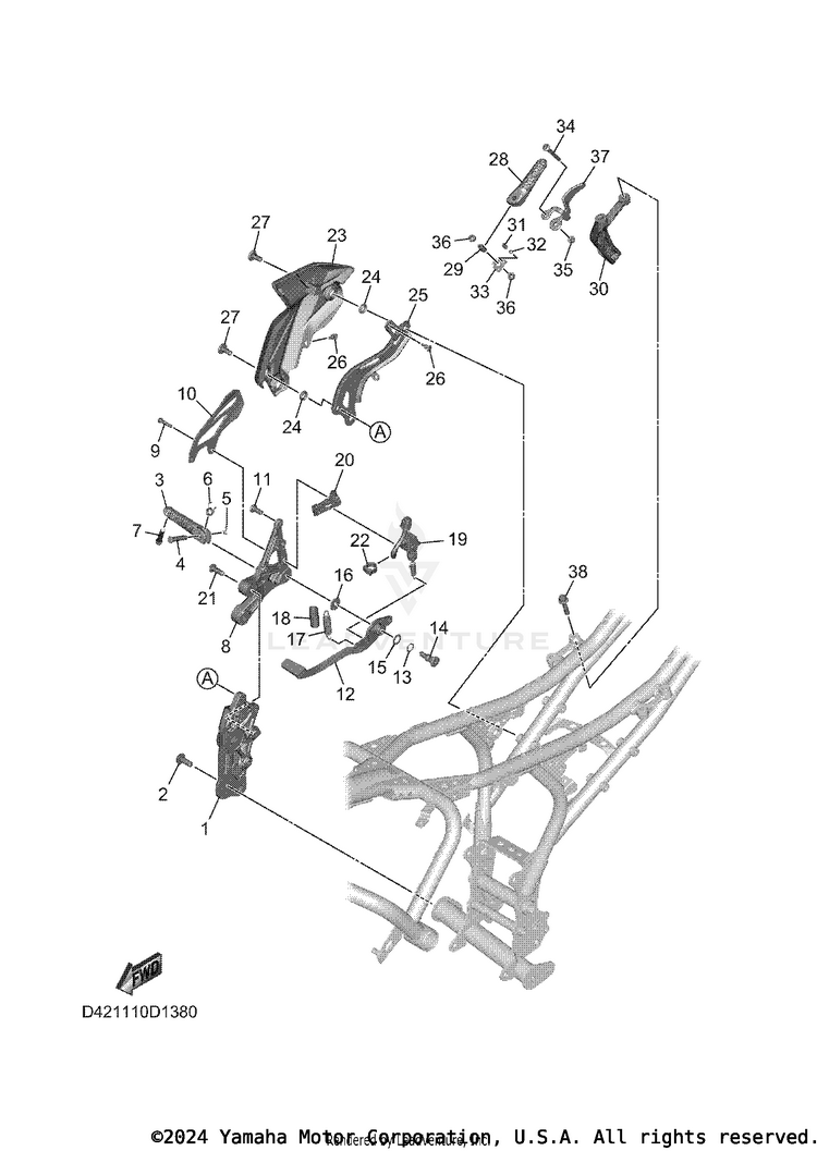 Stand & Footrest 2 Schematic