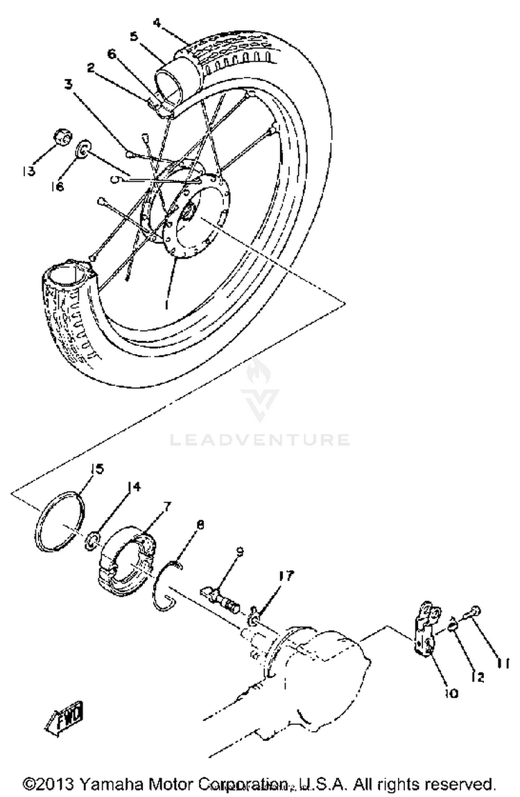 Rear Wheel Schematic