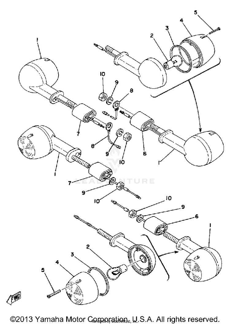 Flasher Lamp LB80_3D - 1977 Schematic