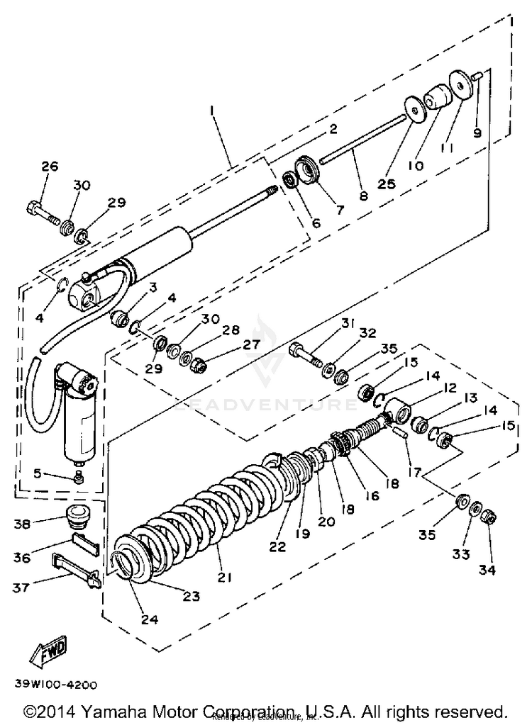 Rear Shocks Schematic
