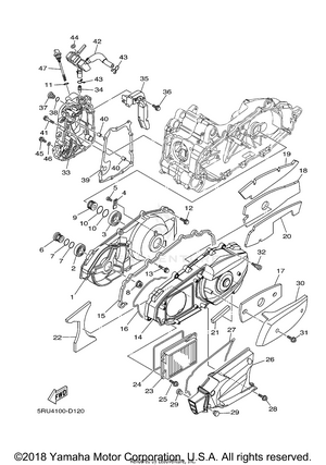 Crankcase Cover 1 Schematic