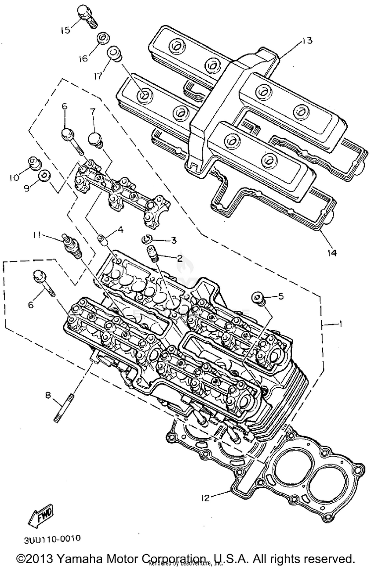 Cylinder Head Schematic