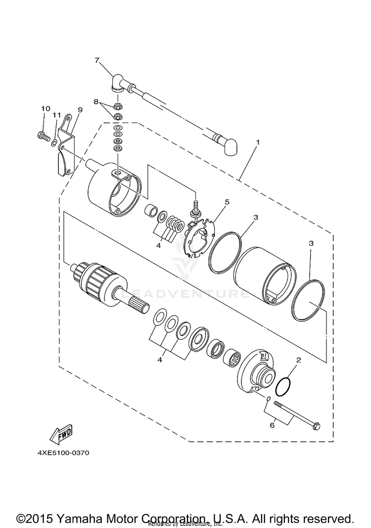 Starting Motor Schematic