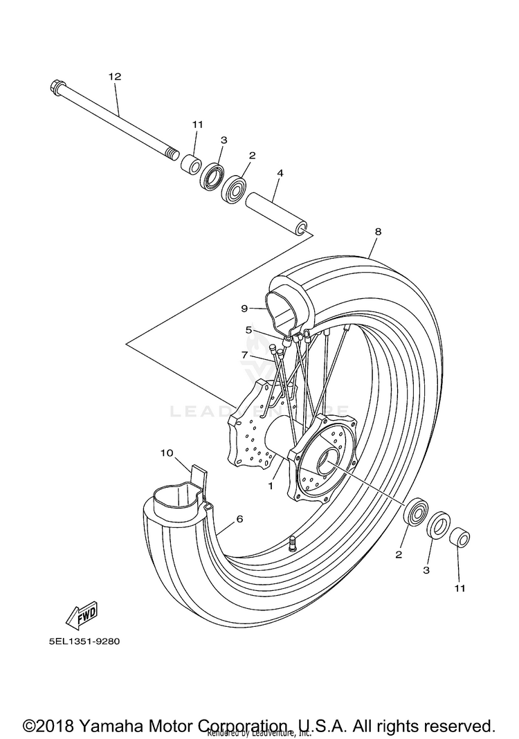 Front Wheel Schematic