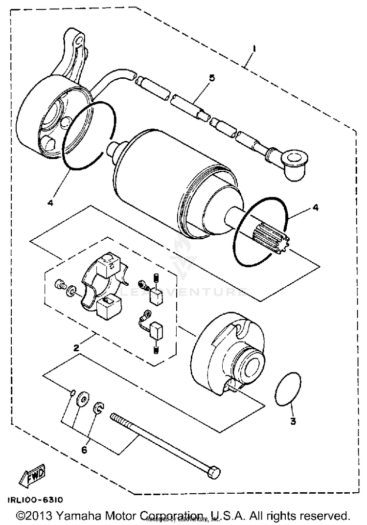 Starting Motor Schematic