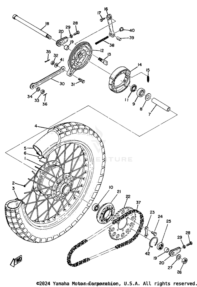 Rear Wheel Schematic