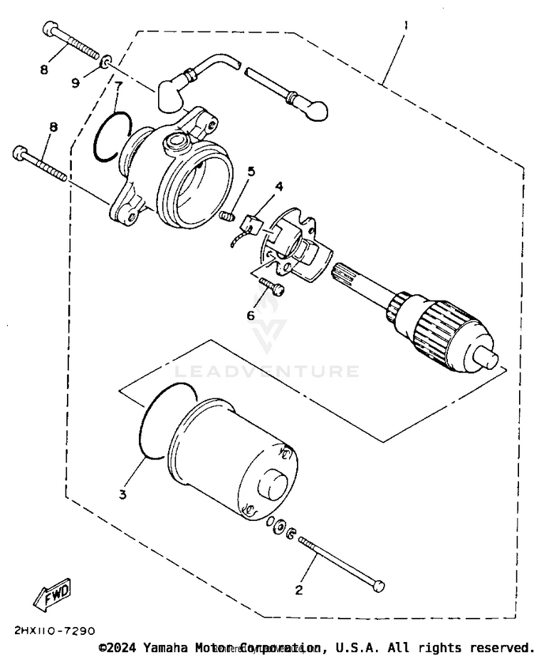 Starting Motor Schematic