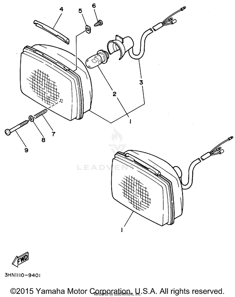 Headlight Schematic