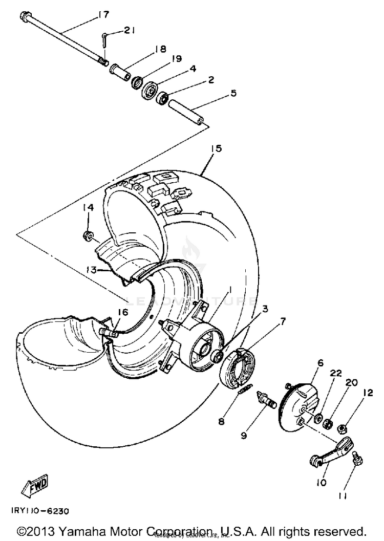 Front Wheel Schematic
