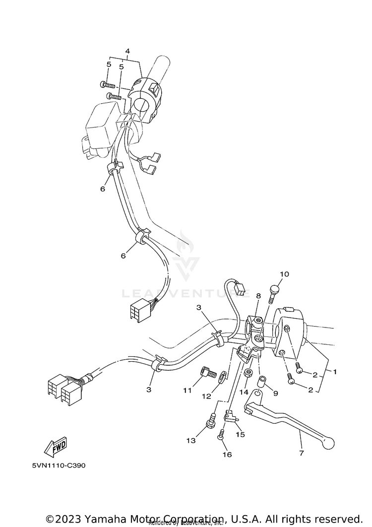 Handle Switch Lever Schematic