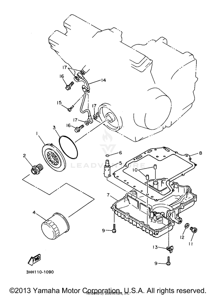 Oil Cooler Schematic
