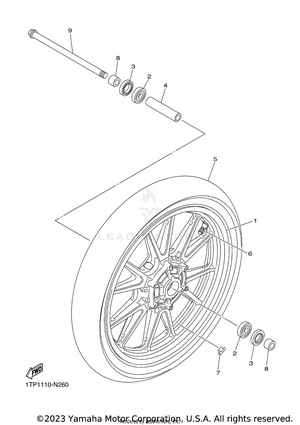 Front Wheel Schematic