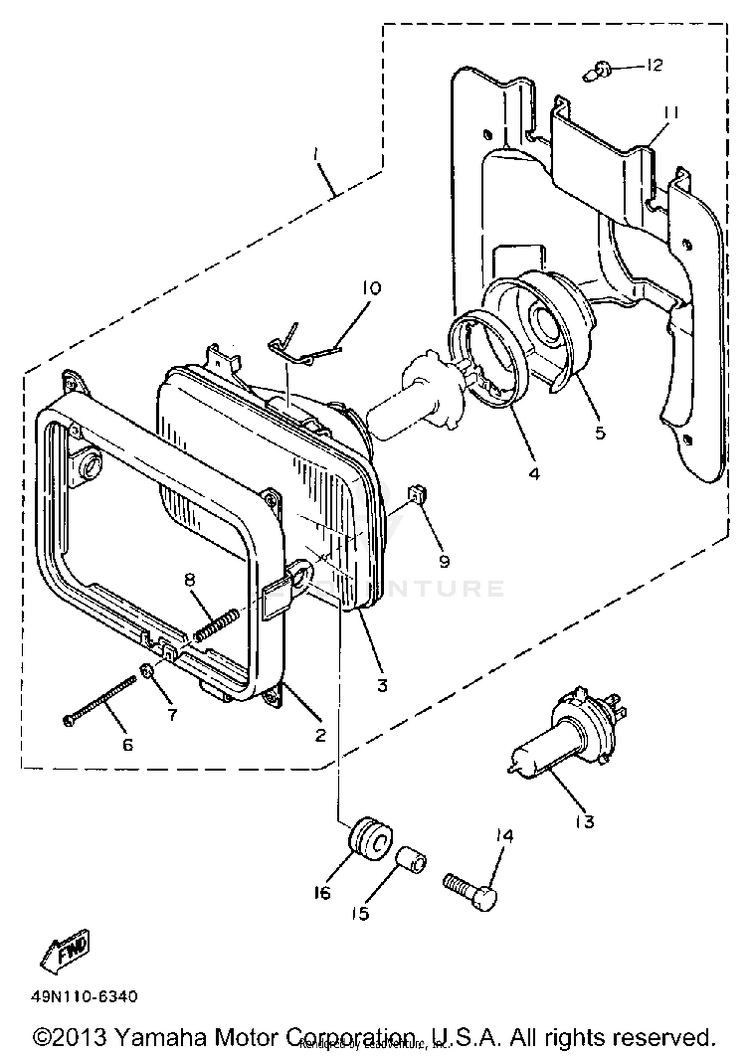 Headlight Schematic